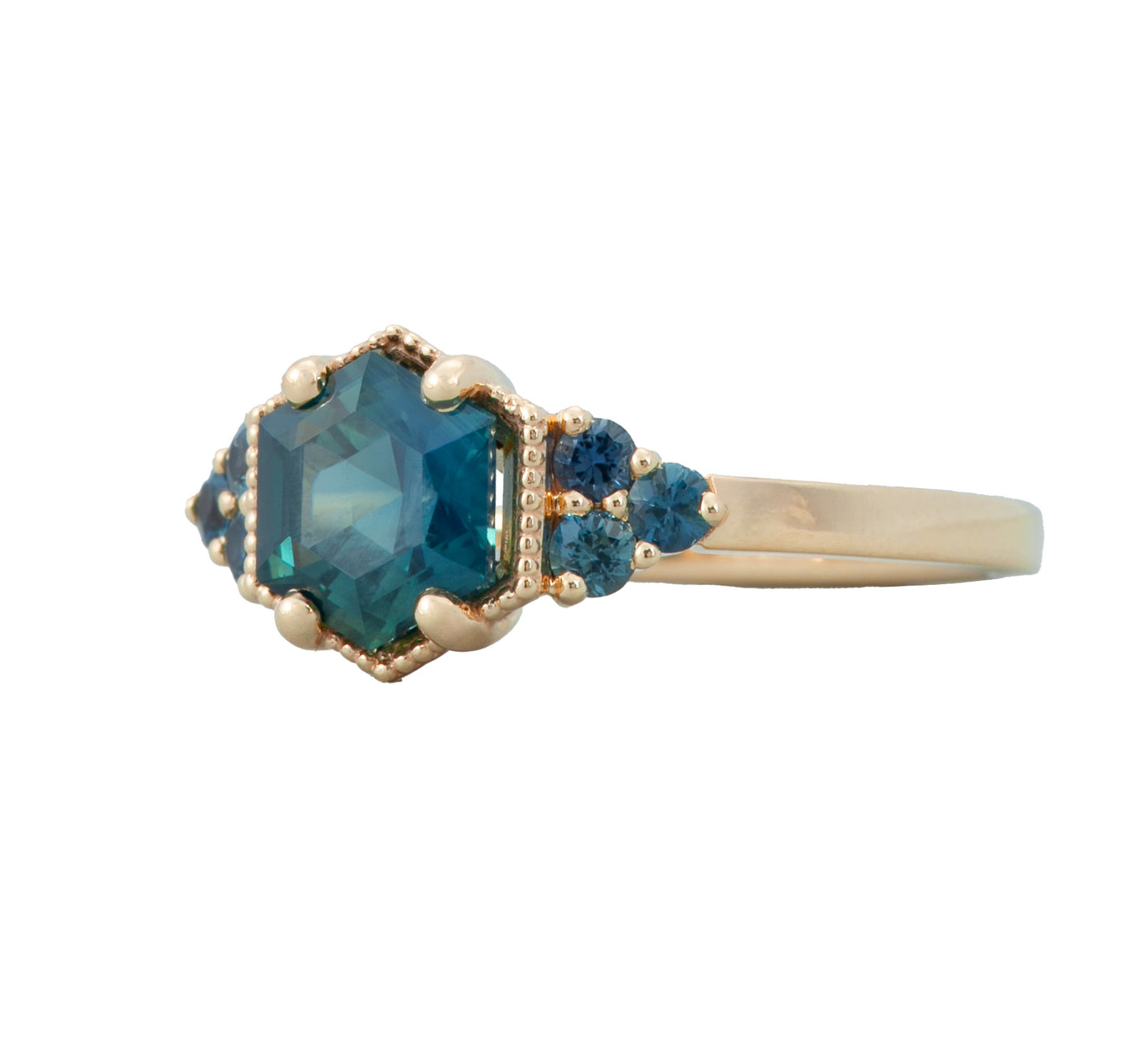 1.41ct Teal Blue Sapphire Caraway
