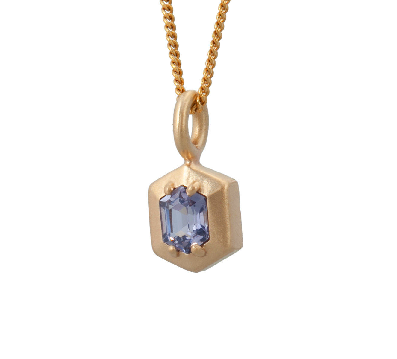 Grey Spinel Audrey Pendant