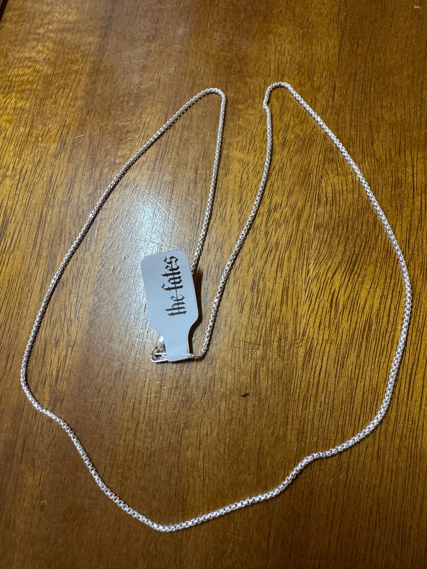 20" Rounded Box Chain SS 1.25mm
