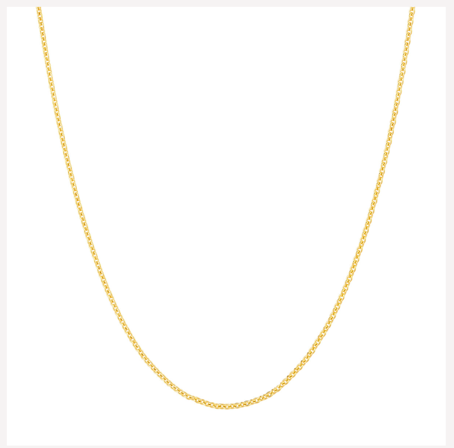 18" Adj 0.90mm Tight Cable Chain