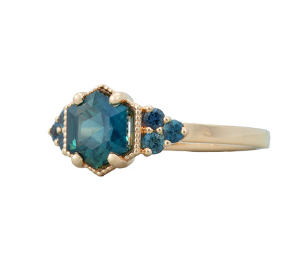 1.41ct Teal Blue Sapphire Caraway