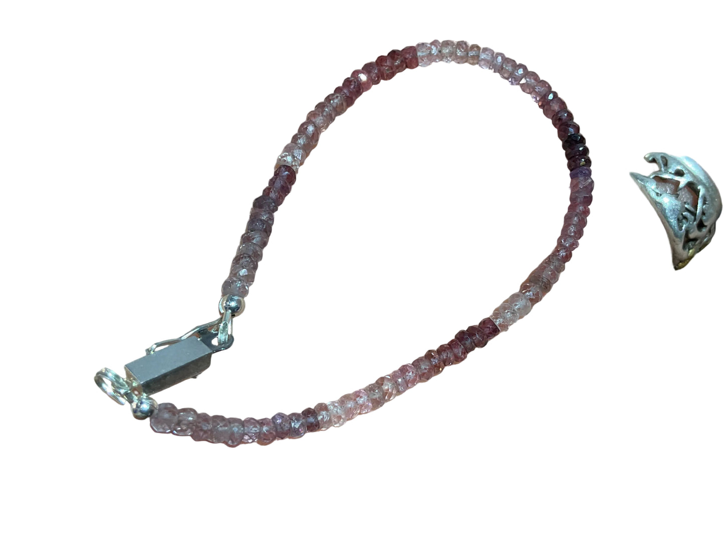Spinel Bracelet Sterling Silver Clasp