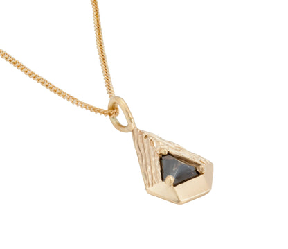 14k Yellow Gold Phantom Diamond Pendant