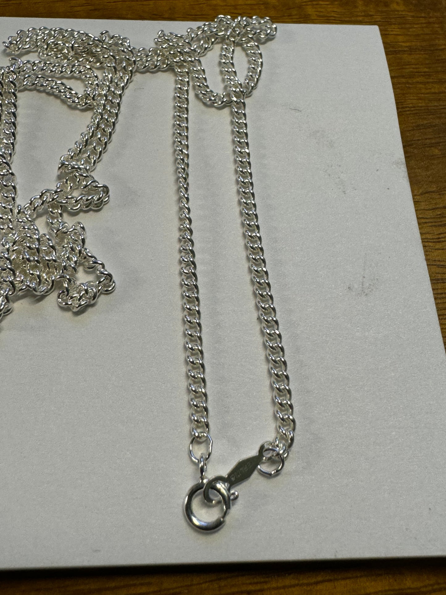 sterling silver 24" chain