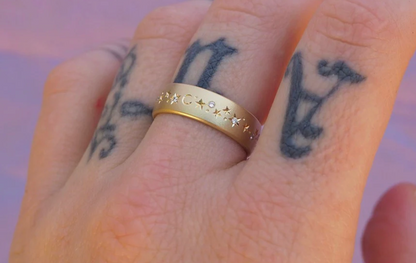 6mm Rounded Flat Celestial Band