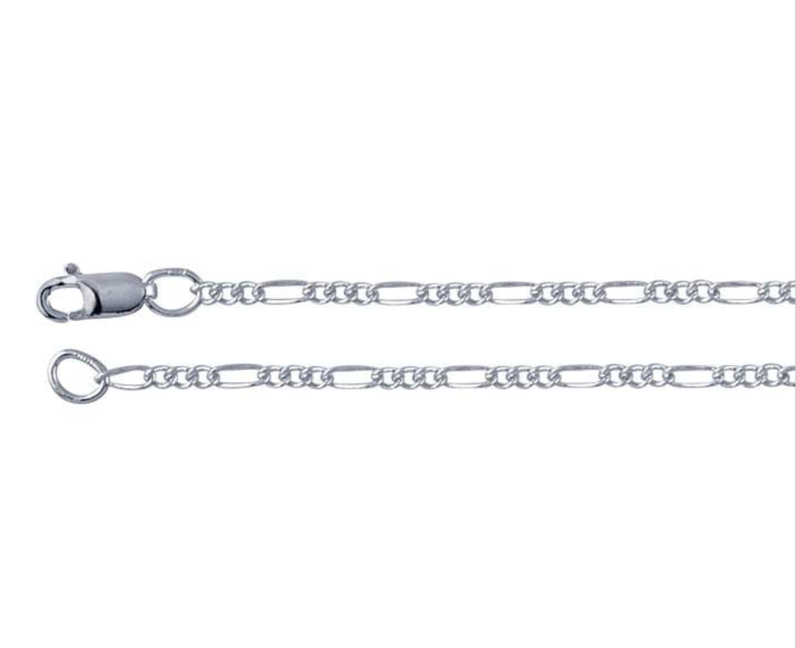16" Figaro Chain SS 1.5mm