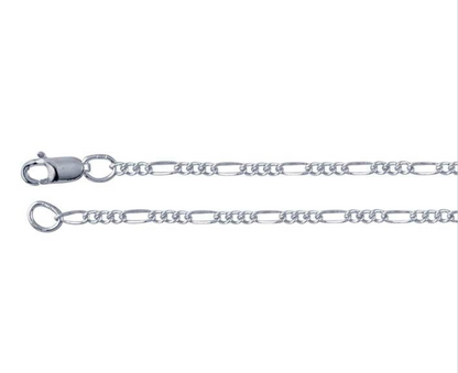 16" Figaro Chain SS 1.5mm