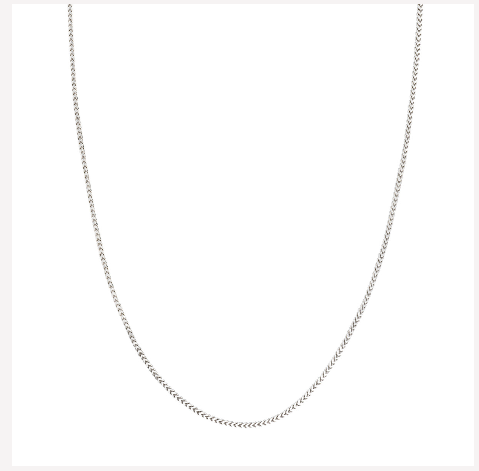 22” Sterling Silver Franco Chain 1.90mm