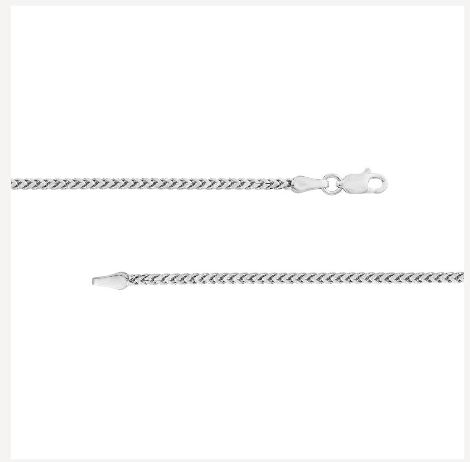 22” Sterling Silver Franco Chain 1.90mm
