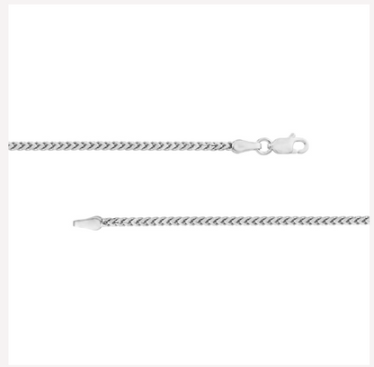 22” Sterling Silver Franco Chain 1.90mm
