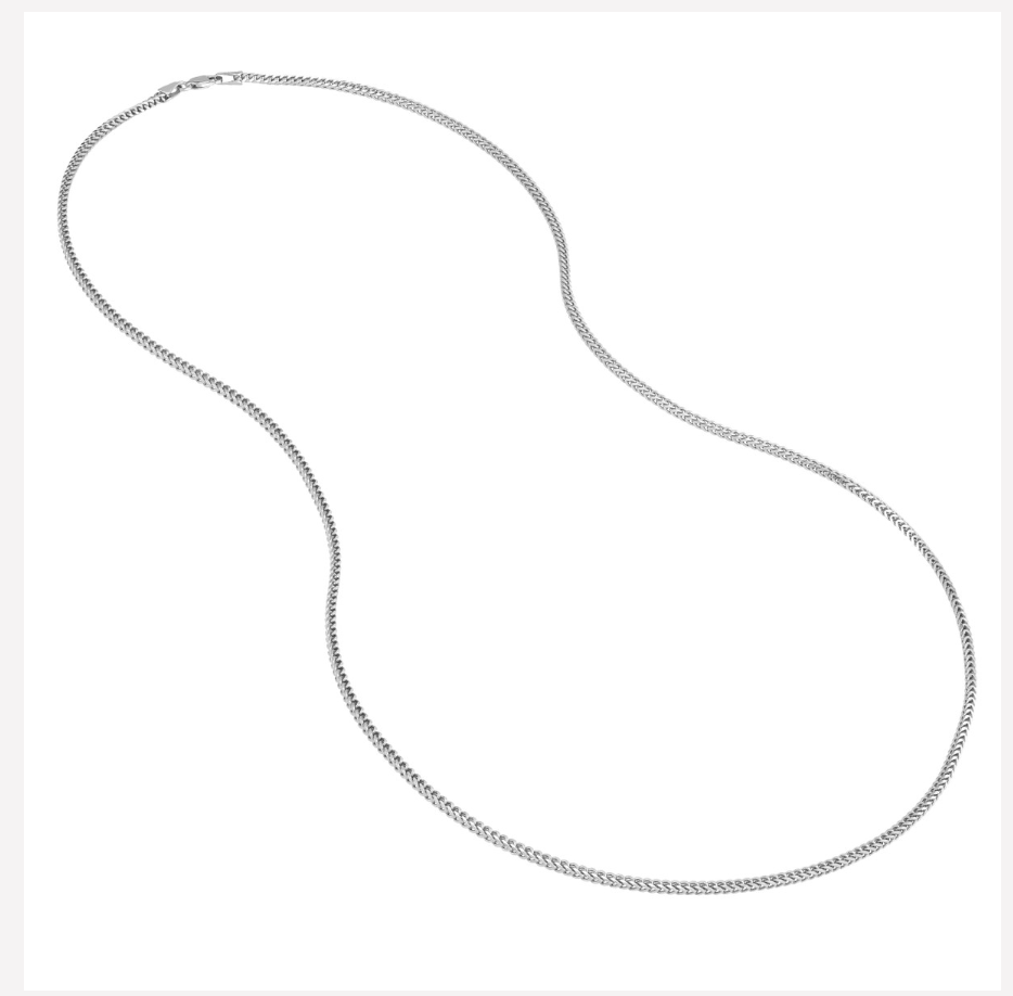 22” Sterling Silver Franco Chain 1.90mm