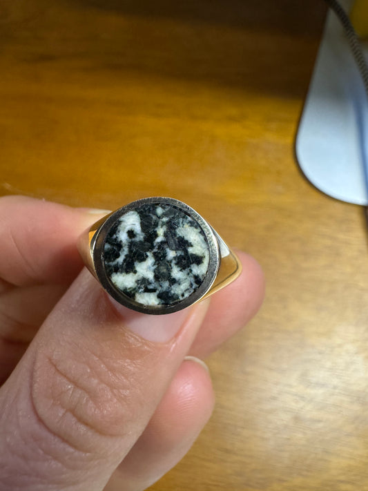 Yuba River Granite Signet Ring